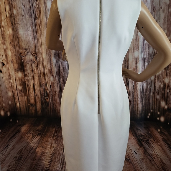 NWOT Calvin Klein Women's Sleeveless Fitted Cocktail Sheath Dress 6 - Picture 7 of 9